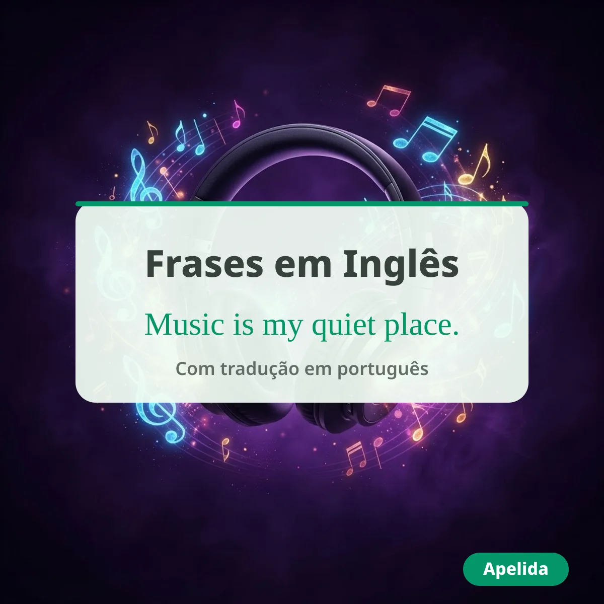 Frases de música em inglês com tradução