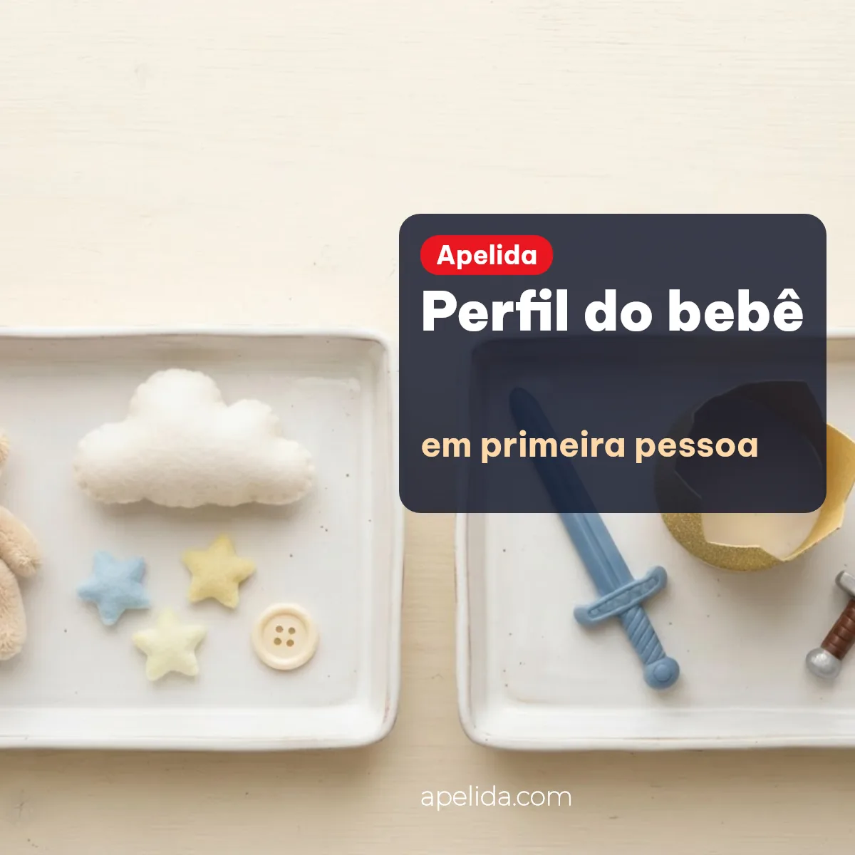 Frases em primeira pessoa para o perfil do bebê